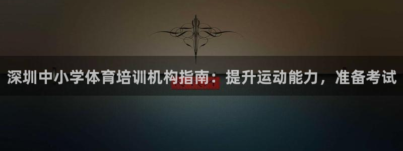 焦点娱乐股东有哪些：深圳中小学体育培训机构指南：提升